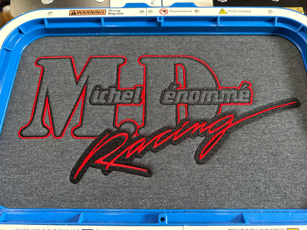 Embroidered Crew Neck MD Racing sweatshirt